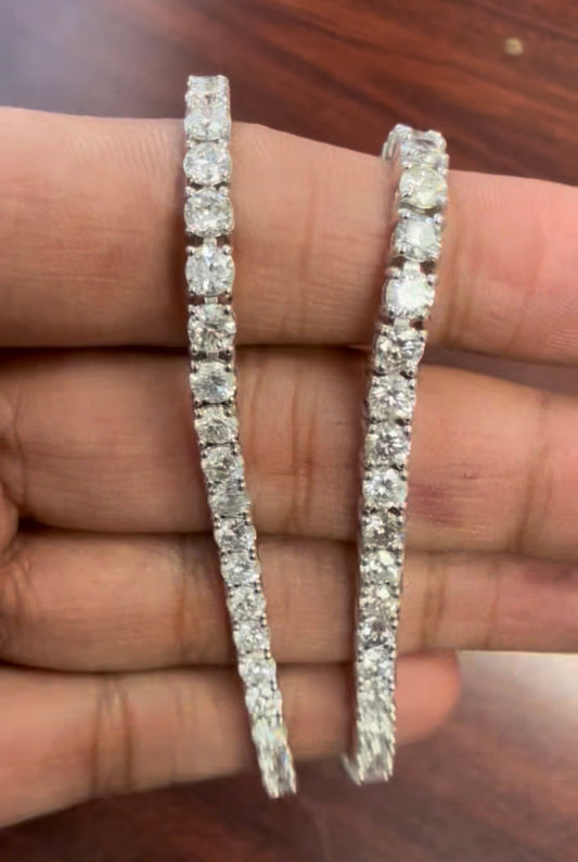 12 Carat Natural Diamond Tennis Bracelet