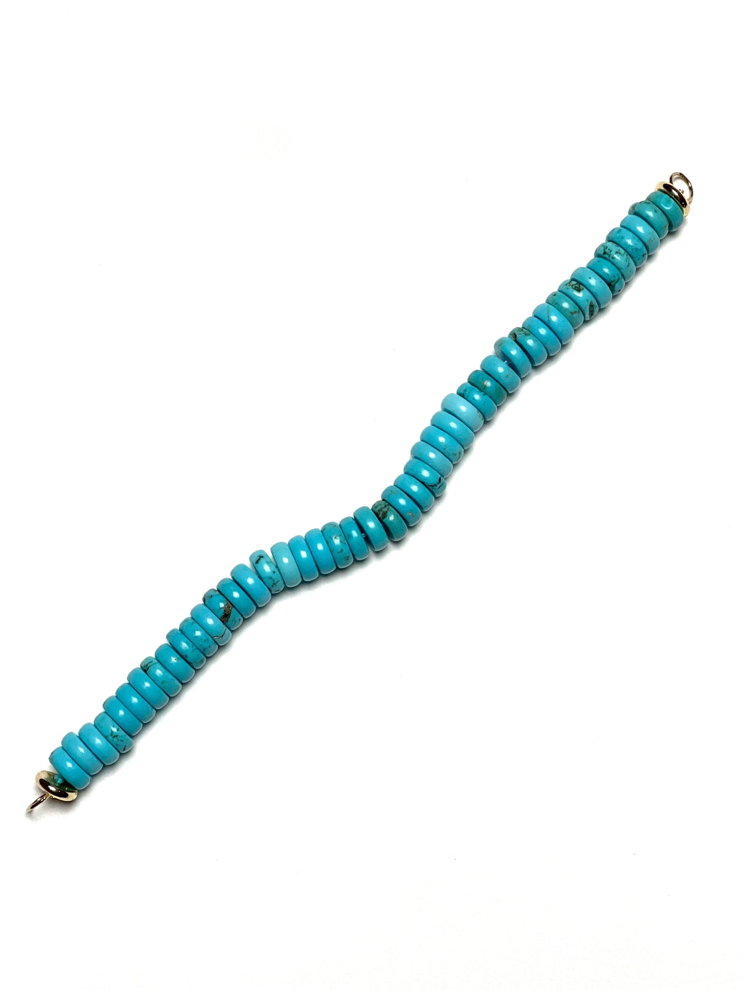 6mm Turquoise Heishi Bracelet/Extender