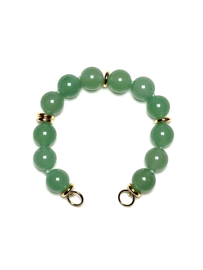 10mm Delicate And Fresh Round Green Aventurine Bracelet