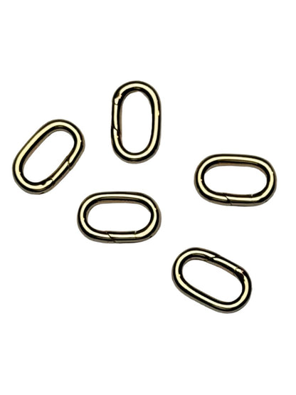 20x10mm Gold Oval Spring Gate Connector