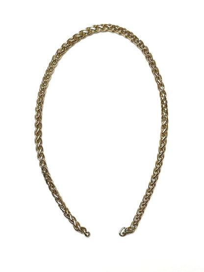 6mm Matte Gold Wheat Chain By The Inch